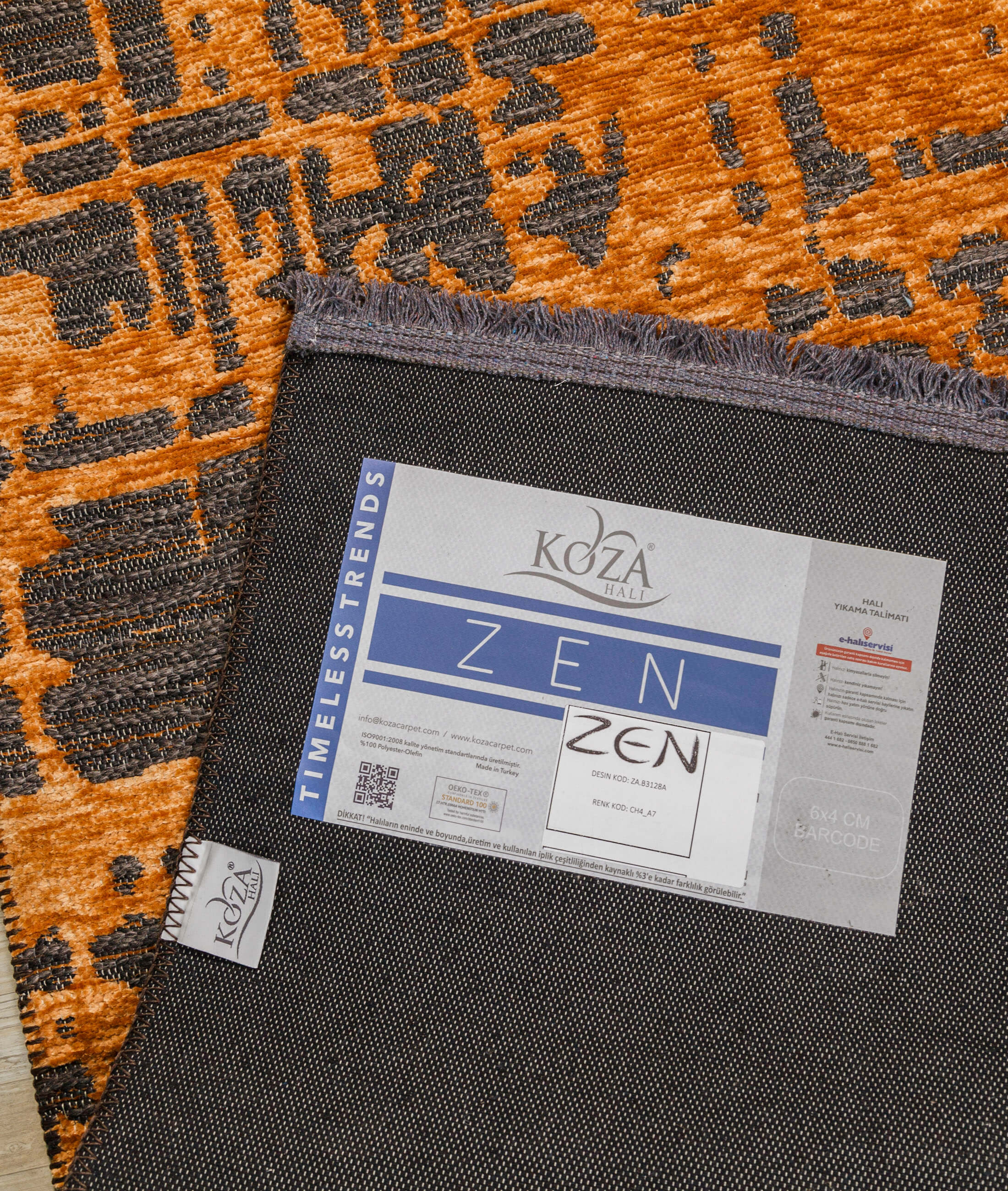 Zen Black Tile Carpet B3128A